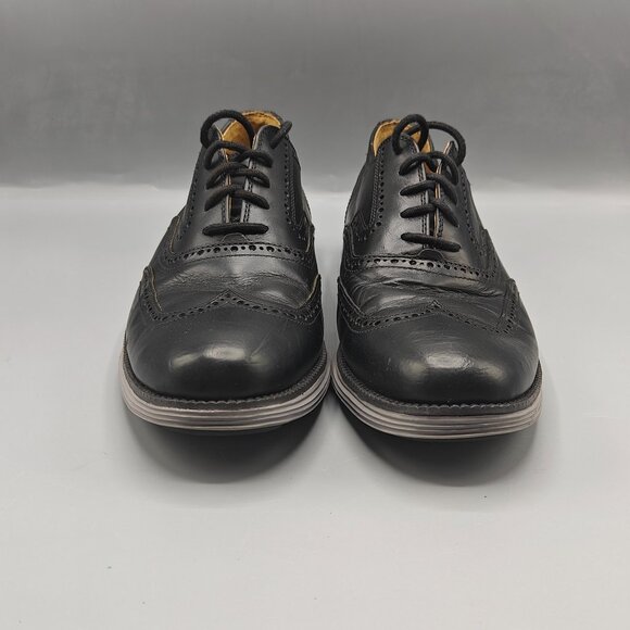 Cole Haan Oxford Wing Tip Black Leather C23428 Men’s main image 5